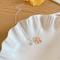 Translucent Flower Pendant Necklaces in Four Bright Colors view 8