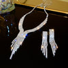 Silver V Necklace