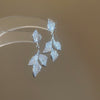 Silver Crystal Leaves