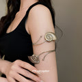 Hammered Starfish Bracelet Shell Spiral Arm Cuff Four Styles view 6