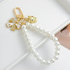 White Bow Gold Bear