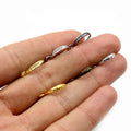 Curved S Shaped Earring Hook Findings in Mixed Metal Finishes view 2