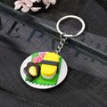 Realistic Miniature Fast Food and Sushi Split Ring Keychains view 6