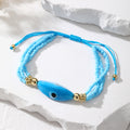 Multistrand Seed Bead Oval Evil Eye Bracelets in Seven Styles view 7