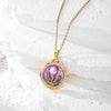 Purple Tulip Round