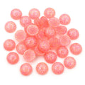 Fine Glitter Round Resin Cabochons in Thirteen Color Options view 10