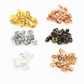 Square Metal Butterfly Earring Backs in Fourteen Options view 1