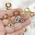 Random Gold, Silver or Black Stainless Steel Earrings by Pair view 3