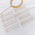 Eight Charm Metal Extension Chains in Three Finishes Jewelry Findings view 3