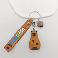 Capybara Silicone Figure Bell Strap Keychain Five Styles view 3