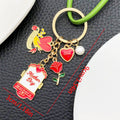 Twenty Colorful Floral Mother Theme Metal Keychain Designs view 4