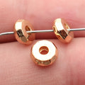 7.9x7.9x3mm 0.72g Multicolor Zinc Alloy Faceted Round Disc Spacer Beads for DIY Jewelry Making