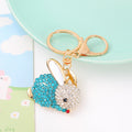 Rhinestone Bunny Rabbit Keychain Gold Clasp Five Colors view 9