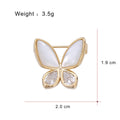 Gold Tone Silver Tone Butterfly Five Designs Metal Brooch Pin view 9