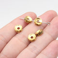 7.3x7.3x2.8mm 0.42g Multicolor Zinc Alloy Greek Key Pattern Small Hole Spacer Beads for DIY Bracelet Making