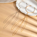 Layered Chain Fringe Open Upper Arm Cuff in Two Colors view 2
