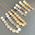 Graduated Disc Statement Necklaces Fashion Jewelry view 1