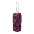 Silver Tone Printed Acrylic Long Face Mask Kidney Wire Earrings in Five Colors view 4