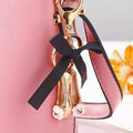 Bow and Twin Ballet Flat Keychains in Red and White view 4