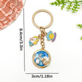 Starfish, Conch and Shell Charm Keychains Featuring Blue Conch Across 66 Variations view 7