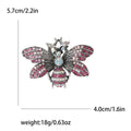 Detailed Crystal Bee Brooch in Five Rich Color Combinations view 6