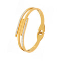 Multi Layer Stainless Steel Mud Drill Open Bangle Pair view 5