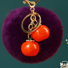 Deep-Purple Persimmon-Pom