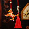 Gold Floral-Horse Hanger