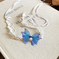 Lace Butterfly Choker Necklace in Black or White Fashion Jewelry view 7