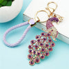 Purple Braided-Crystal-Peacock