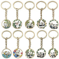 Panda Charm Keychains Featuring Cat Across 42 Pictured Variations view 5