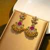 Magenta Gold Fringe