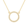 Gold Circle Pendant