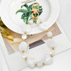White Heart Bead