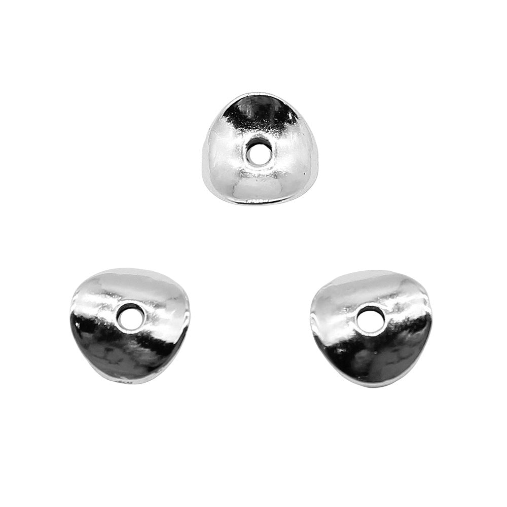 10x10mm 0.5g Multi Color Zinc Alloy Irregular Flat Spacer Beads for DIY Bracelet Jewelry Making