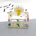 Transparent Resin Pressed Flower and Butterfly Mini Hair Claw Clips view 3
