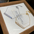 Pave Crystal Rectangle Bar Chain Bracelet Gold Silver view 4