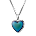 Silver Tone Blue Moon Heart Butterfly and Star Pendant Necklaces view 5