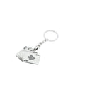 Pewter Tone Spade Royal Flush Playing Card Metal Keychain view 5