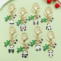 Panda Charm Keychains Featuring White Apple Across 45 Pictured Variations view 4