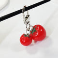 Realistic Red Tomato Phone Strap and Snap-Hook Hanging Charms view 4