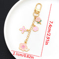 Six Purple and Blue Celestial Metal Clasp Keychain Designs view 10
