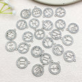 Metallic Zodiac Disc Metal Charms with 14 Listed Options view 4