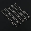 Short Metal Extension Chains in Seven Finishes and Two Link Sizes view 3