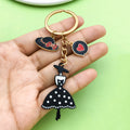 Butterfly Charm Keychains in 43 Pictured Variations for Bags and Keys view 1