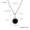Steel Black Agate