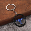 Three-Spoke Steering Wheel Keychain in Five Colors view 6