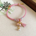 Braided Cord Zongzi Charm Bracelets With Tassel Pearl view 8