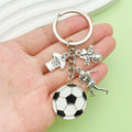 Soccer Charm Keychains Featuring Sports Ball Across 35 Pictured Variations view 3