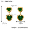 Green Gold Earrings